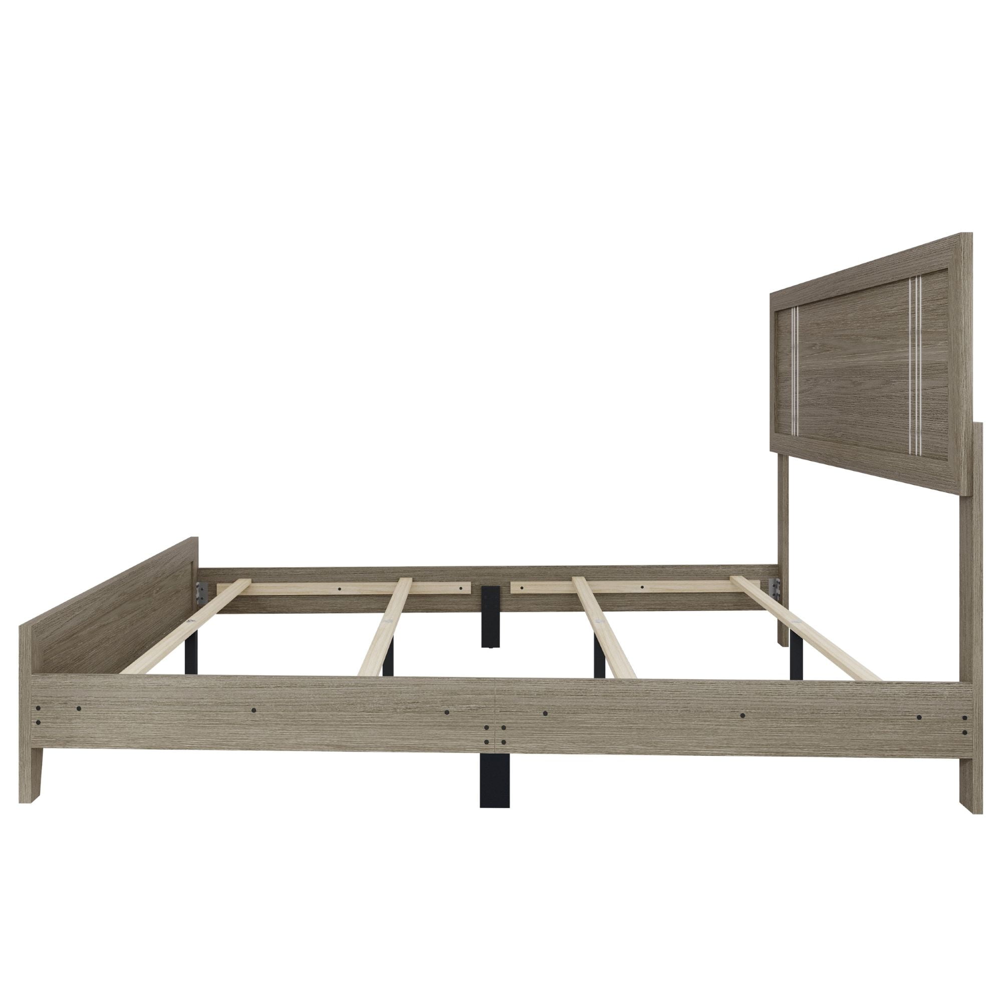 Home Design Ashwin King Bedroom Set, Gray
