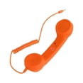 thumbnail image 2 of Cateissary Teléfono Auricular Elegante Cómodo Auricular Receptor Con cable Vintage Teléfono Receptores Teléfonos Altavoz Auricular Micrófono Videojuegos y accesorios Naranja, 2 of 6