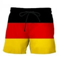 Germany UK Flag Beach Shorts Men‘s Print Board Shorts Swimsuit 2024