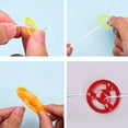 thumbnail image 2 of 3pcs Flashing Flywheel, The Sound Of A Whistle, Rope Flywheel Rotator Glow Rotating Gyro, Glow In The Dark Party Rewards Gift, Top Pull Toy Track Glow Whistle Gift Wheel Toy, 2 of 5