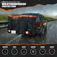 thumbnail image 6 of Mockins 30 Cu Ft. Orange Waterproof Cargo Bag (60" x 24" x 36") with 6 Packing Cubes(29"x23"x12"), Lock and Straps, 6 of 8