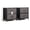Grey Oak, variant on Set of 2 Drawer Storage Tower w/ 2 Fabric Bins, Nightstand w/ 2 Drawers, Sorting Unit, Chest of Drawers, Organizer w/ P2 Board Top & Fabric Bins, Organizer Unit for Multi-purpose, Grey Oak