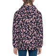 thumbnail image 6 of Pofeuu Flower Print Teenage Zipper Hoodie Sweatshirts Hooded Casual Jackets With Pocket For Boys Girls-Medium, 6 of 6