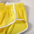 thumbnail image 4 of SWSMCLT Women's Autumn Shorts Athletic Cheeky Jogger Jogging Short Yoga Shorts Yoga Pants Breathable Comfy Yellow 8, 4 of 5