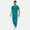 Lake Blue, variant on VIAOLI Medical Men' Scrubs Set - V-Neck Top with Jogger Pants & Multi-Pocket Design for Nursing & Doctors