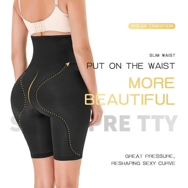 Trim Shape Curve Enhancer Women High Waist Tummy Control Panties Slimming  Shapewear Padded Hip Enchancer Butt Lifter