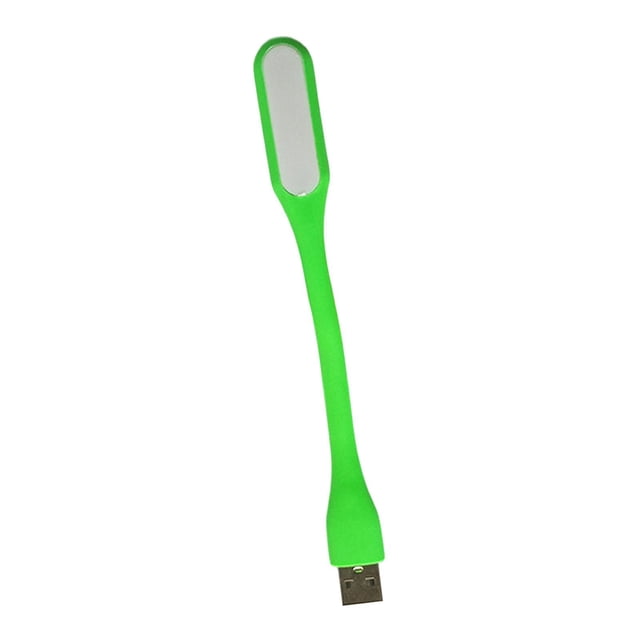 Luces LED USB Flexibles, Portátil Ajustable, Luz de Noche, Luz de Lectura, para Computadora Portátil Lámpara de Lectura atención Ojos de La verde