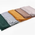 thumbnail image 3 of Women Wool Ball Splicing Scarf Breathable Comfortable Fashionable Neckerchief Elasticity Windproof Muffler, 3 of 10