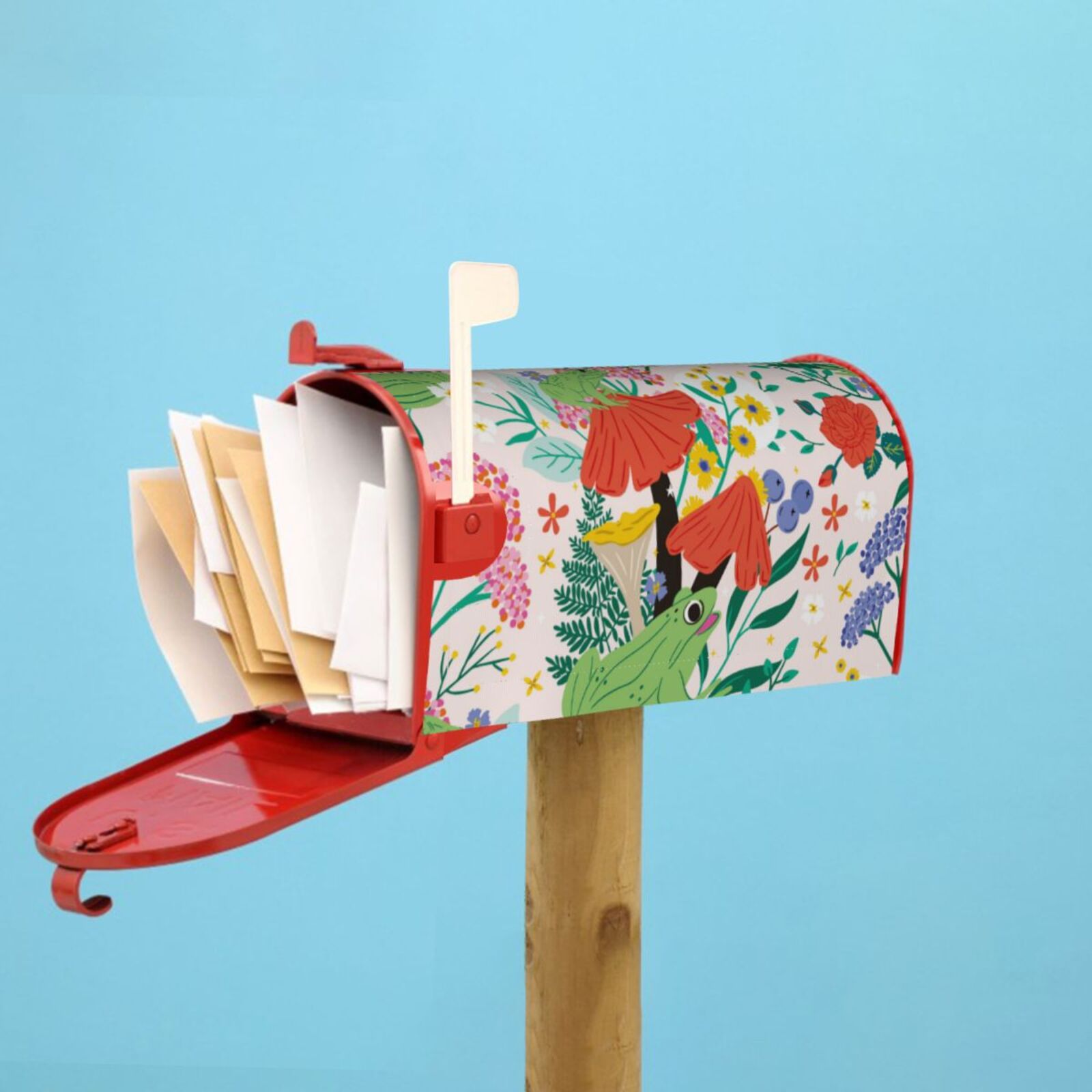 Kdxio Magnetic Mailbox Cover 21x18 in Mailbox Cover Outdoor Decoration Holiday Mailbox Covers for Home Garden Yard-21x18 in