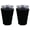 Black, variant on Blank Soft Foam Collapsible Pint Glass Coolie (12 Pack, Red)
