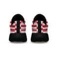 thumbnail image 4 of American flag Wreath Independence Day America The Beautiful Shoes Sneakers Black Size 4.5, 4 of 7