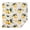 Yellow Lemon Fruits, variant on Lemon Mixed Citrus Fruits DarkGreen Pattern Square Tablecloth,Waterproof Square Table Cover,Wipeable Spillproof Washable Table Cover for Home Kitchen Party Decor 42"X42"(107x107cm)