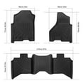thumbnail image 2 of All-Weather Floor Mats for Dodge Ram 1500 2009-2018,3PCS Custom Fit Car Mats Heavy Duty TPE Floor Liners, Waterproof Truck Mats Full Set, 2 of 8