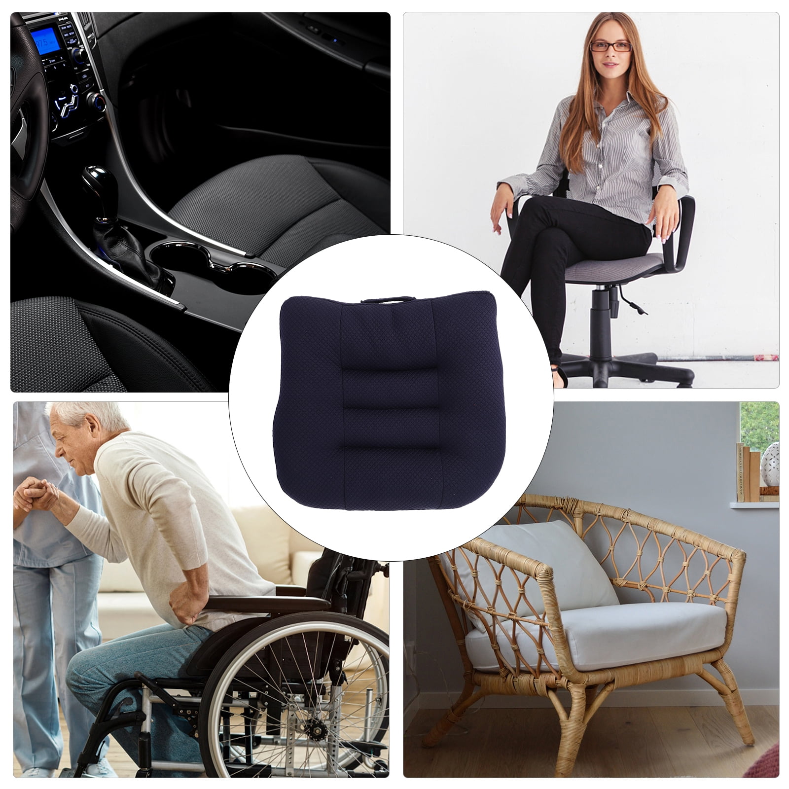 Adult Car booster Cushion, for Short Drivers People Office Chair