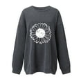 thumbnail image 4 of Ketyyh-chn99 Womens Tops Soft Cotton Jacket Sportswear Grey,XL, 4 of 5