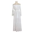 thumbnail image 3 of Robes d'Été pour Femmes Plage Femmes Aguichant Sans Bretelles Plage Robe Longue d'Été Robes Plage TG, 3 of 9