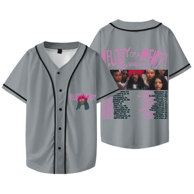 Eem Triplin Melody Of A Memory Tour 2025 Merch Baseball Jacket Tee Unisex HipHop Short Sleeve Shirts