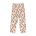 thumbnail image 6 of Uemuo Carrot Pattern Men's Wide Leg Palazzo Lounge Pants with Pockets Light Weight Loose Comfy Casual Pajama Pants-XX-Large, 6 of 9