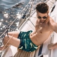 thumbnail image 2 of luoweisi Men's Beach Shorts Quick Dry Swim Trunks with Mesh Lining Whale L, 2 of 5