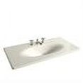 thumbnail image 2 of Kohler 3052-1-NY 43 in. Enameled Cast Iron Vanity Top with Integrated Oval Sink & 1-Hole - Dune, 2 of 2