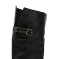 thumbnail image 4 of Breckelles Rider-82 New Women Crinkle Leatherette Round Toe Riding Thigh High Boot, 4 of 5