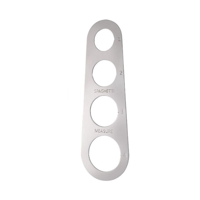 MYG Stainless Steel Spaghetti Measurer Ruler Cook Pasta Noodle Measuring Tool