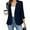 Navy, variant on ZSQDM Womens Fall Clothes Fashion Business Casual Notch Cardigans Coat Open Front Slim Fit Work Cropped Jackets Women's Coat Brown Jackets for Women Cardigans Sweaters Top Outfits Cardigan Sweater（L）
