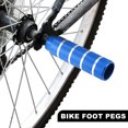 thumbnail image 3 of Unique Bargains 4pcs Aluminum Alloy Rear Foot Pegs Footrests Universal for BMX MTB Bike Bicycle Fit 3/8 Inch Axles Blue, 3 of 7