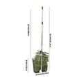 thumbnail image 3 of Leodye 1PCS Foldable Broom & Dustpan Set - Double-layer Scraper Non-stick Hair Dustpan, Vertical Storage -34.45x10.04x9.84in, 3 of 8