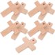 thumbnail image 4 of 9Pcs Wood Cross Pendants Natural Wooden Small Cross Charms Pendants for Keychain Making, 4 of 4