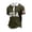 Dark Green, variant on Men's USA Patriotic Polo Shirt American Flag Short Sleeve Casual Pullover 250th Anniversary USA Shirt