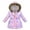 Purple, variant on Toddler Winter Coat, Girls Thick Warm Parka with Hood & Faux Fur Trim, Long Sleeve Windproof Jacket, Casual Outerwear Toddler Winter Coat