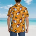 thumbnail image 4 of Disketp Hawaiian Shirts for Men,Halloween Witches Gnome Print Mens Casual Short Sleeve Button Down Shirts Beach Shirt, 4 of 7