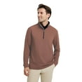 thumbnail image 2 of DTWOOO Men's Solid Quarter Zip Golf Pullover Men Solid Performance Long Sleeve Wicking Mock Neck Mens Athletic Sweatshirts, 2 of 8