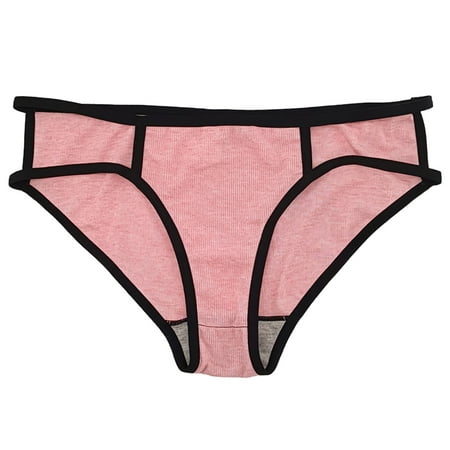 Yuzhih Seamless Thongs for Women Breathable Low Waisted Thong Underwear No Show Breathable Panty