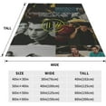 thumbnail image 3 of Flannel Blanket Twenty and One Music Pilots Nap Blanket Air Conditioning Blankets Couch Bed Office Blankets Soft and Cozy 60"X50", 3 of 6