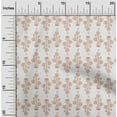 thumbnail image 2 of oneOone Viscose Chiffon Light Brown Fabric Asian Block Floral Diy Clothing Quilting Fabric Print Fabric By Yard 42 Inch Wide, 2 of 4