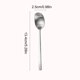 thumbnail image 3 of Cuchara de café de acero inoxidable | Cuchara para revolver té helado con mango largo | Cuchara de té duradera, apta para lavavajillas y con agarre ergonómico | Diseño decorativo de ramas |, 3 of 6