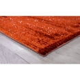 thumbnail image 4 of Global Furniture USA Luna Solid Color Orange 2x8 Rug, 4 of 5