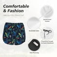thumbnail image 6 of Lsque Dinosaur Printed Women's Running Shorts with Liner Pockets,Elastic Quick Dry Workout Athletic Gym Yoga Shorts,Womens High Waist Shorts-Small, 6 of 9