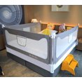thumbnail image 1 of Toytexx Bed Safety GuardRail for Children, Toddlers, Infants-Grey Color, 1 of 1