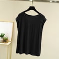 thumbnail image 2 of POIUYTR Women Summer Pajama Tank Tops Casual Loose Pleated Scoop Neck Pj Sleeveless Shirts Comfy Solid Color Loungewear Camisole, 2 of 6