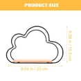 thumbnail image 4 of Miangastore Cloud Shaped Floating Wall Shelf Modern Storage Rack For Home Decor For Organizing Items Living Bedroom Office, 4 of 8