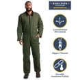 thumbnail image 2 of Bass Creek Outfitters Mens Coveralls Durable Insulated Long Sleeve Work Wear Jump Suit with Pockets, 2 of 7
