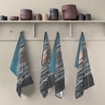 thumbnail image 4 of Coolnut Sea Beach Landscape Kitchen Dish Towels Set of 4,Dishcloths,Absorbent Soft Towels Hand Towels, Tea Towels,18" x 28", 4 of 6