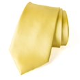 thumbnail image 2 of Mens Wedding Tie 5 PK Solid Color Business Ties 3.5" Satin Finish, 2 of 2