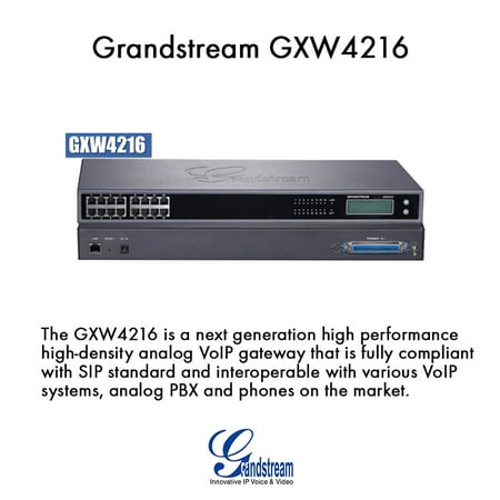 Grandstream GXW4216 16 Ports FXS Analog PBX VoIP Gateway