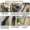 thumbnail image 5 of Garden Gate with 14-Inch Spring-Loaded Door Closer Made from Durable Carbon Steel for Outdoor Use, 5 of 5