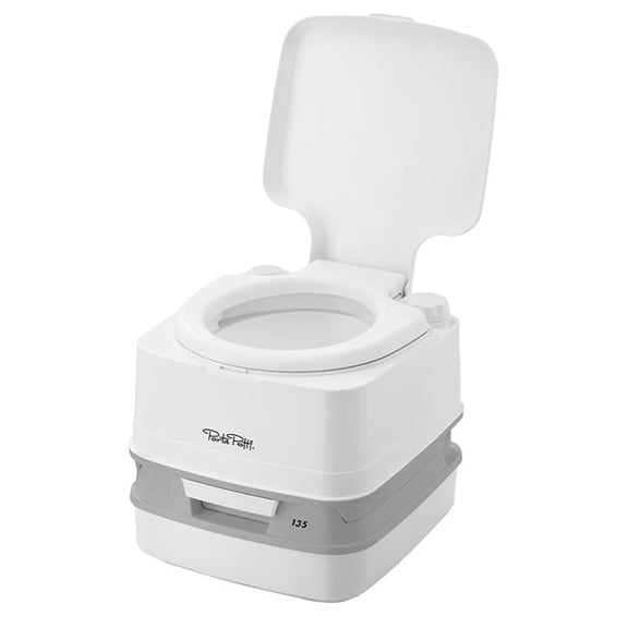 Porta Potti 135 Marine Toilet with Hold Down Kit