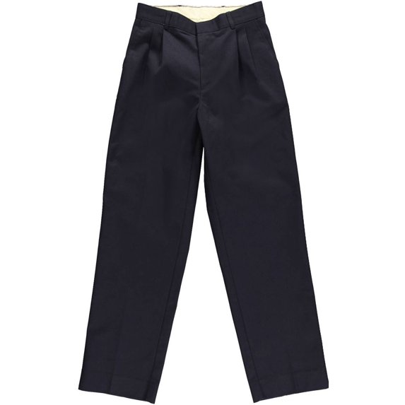 Rifle Big Boys' Husky Basic Pleated Pants (Husky Sizes) - navy, 31 husky